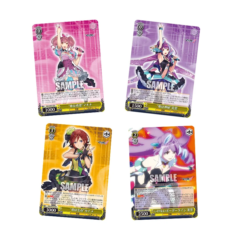 Bushiroad Weiss Schwarz TCG Macross Delta Display 6 Boosters 3 Cartes