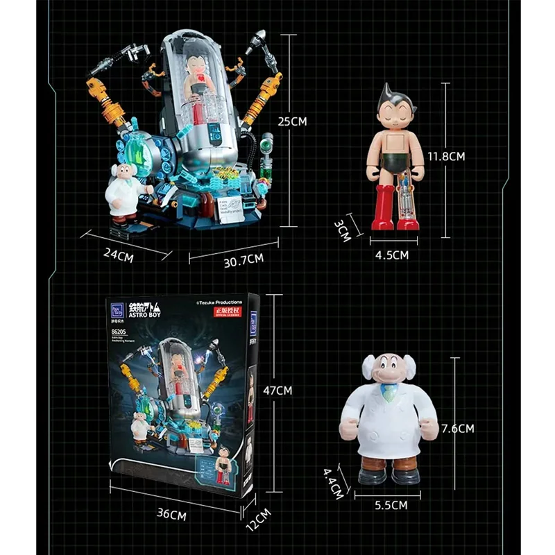 Maquette Pop culture:Manga Astro Boy Pantasy Awakening Moment Light 25cm Set A Construire Astro Boy