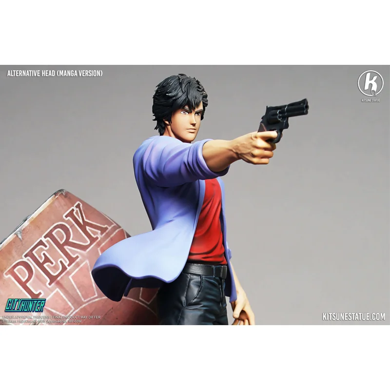 Figurine City Hunter Nicky Larson Statue 1/6 Ryo Saeba Nicky Larson 36cm