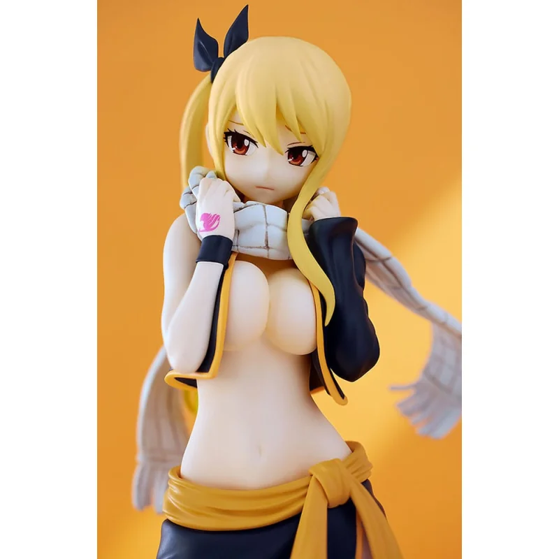 Figurine Fairy Tail Pop Up Parade Lucy Heartfilia Natsu Costume Ver. L Size 22 cm