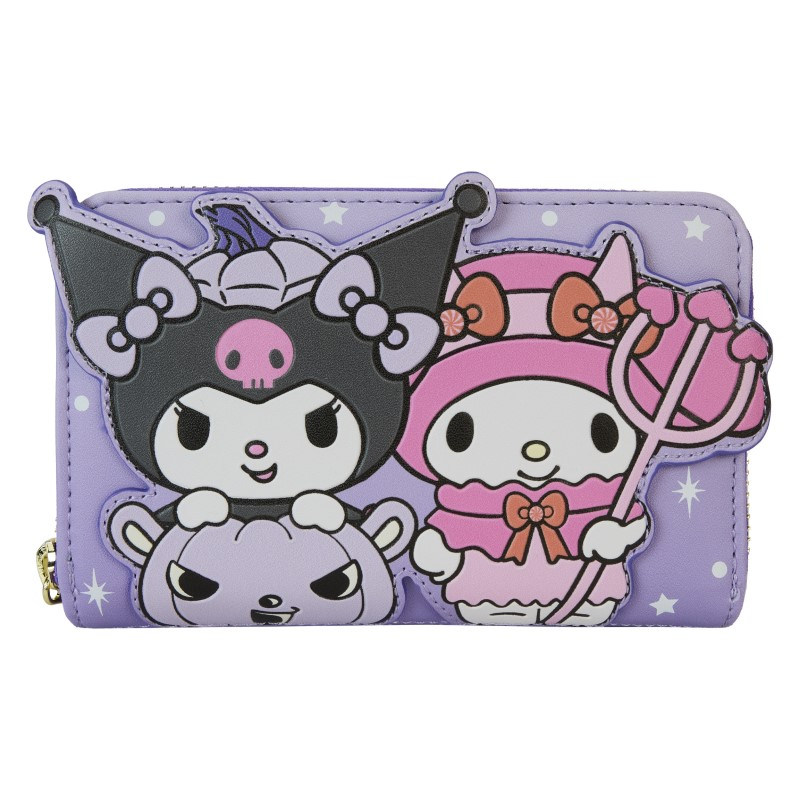  Sanrio Kuromi Loungefly Portefeuille Pumpkin