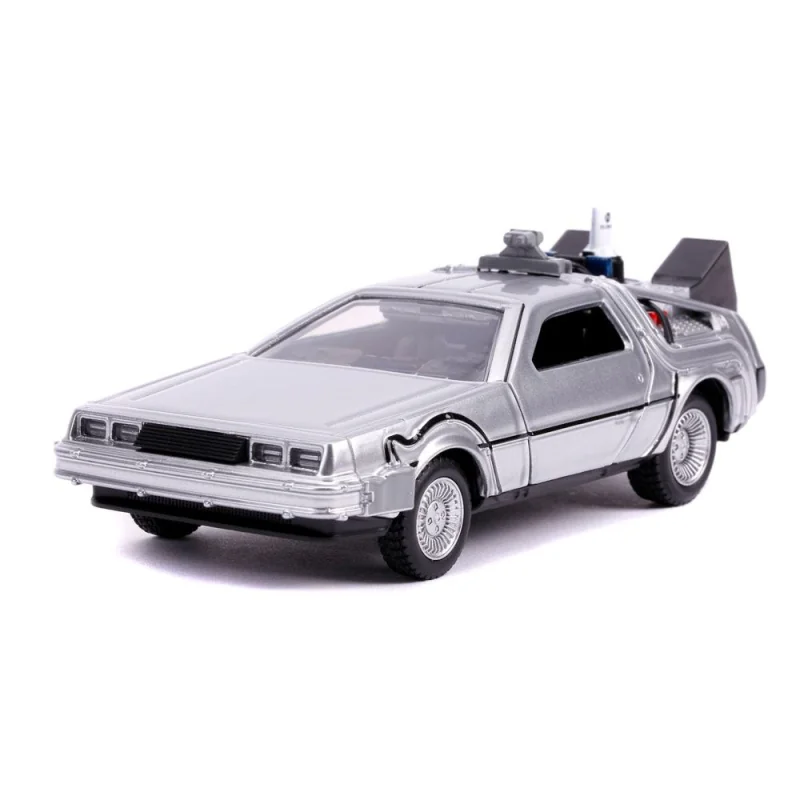 Retour vers le Futur II DeLorean Time Machine 1/32 métal Hollywood Rides