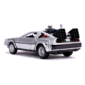 Retour vers le Futur II DeLorean Time Machine 1/32 métal Hollywood Rides