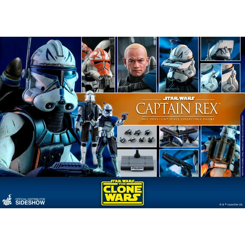 Star Wars The Clone Wars figurine 1/6 Captain Rex 30 cm