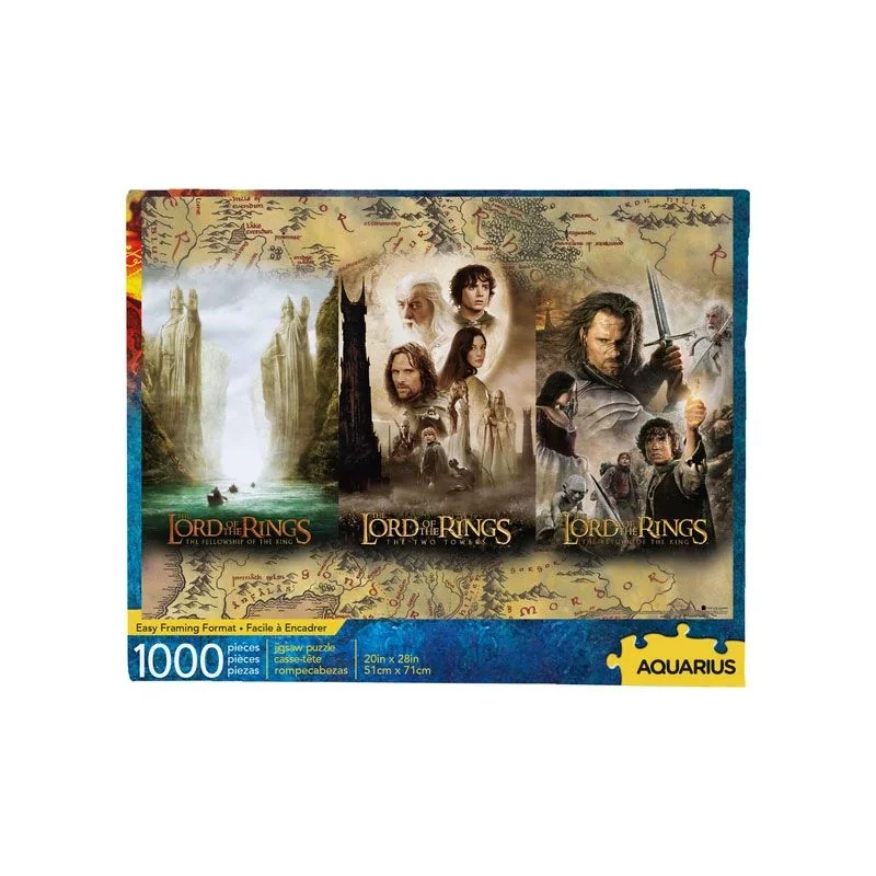 Le Seigneur des Anneaux puzzle Triptych (1000 pièces)