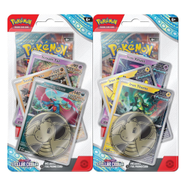 Pokémon TCG Scarlet & Violet 07 blisters Premium Checklane *ANGLAIS* Set (2)