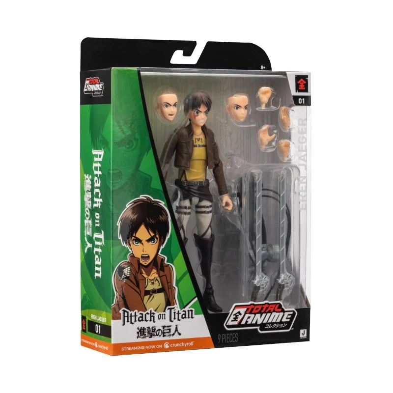 JAZ71762 Attaque Des Titans - Jazware Total Anime Eren Yeager 16,5Cm