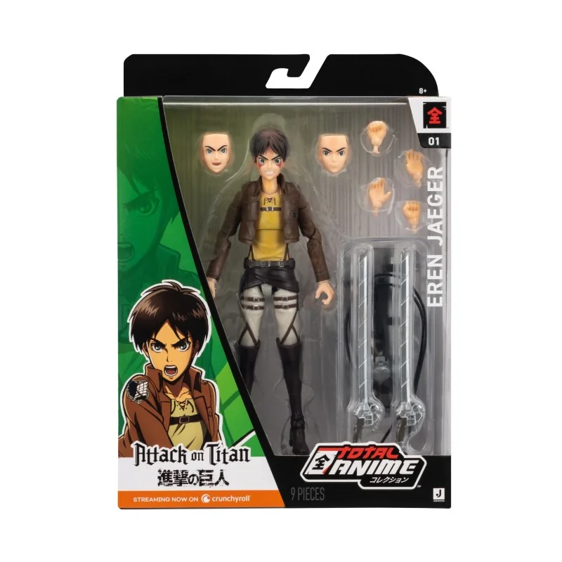 Attaque Des Titans - Jazware Total Anime Eren Yeager 16,5Cm