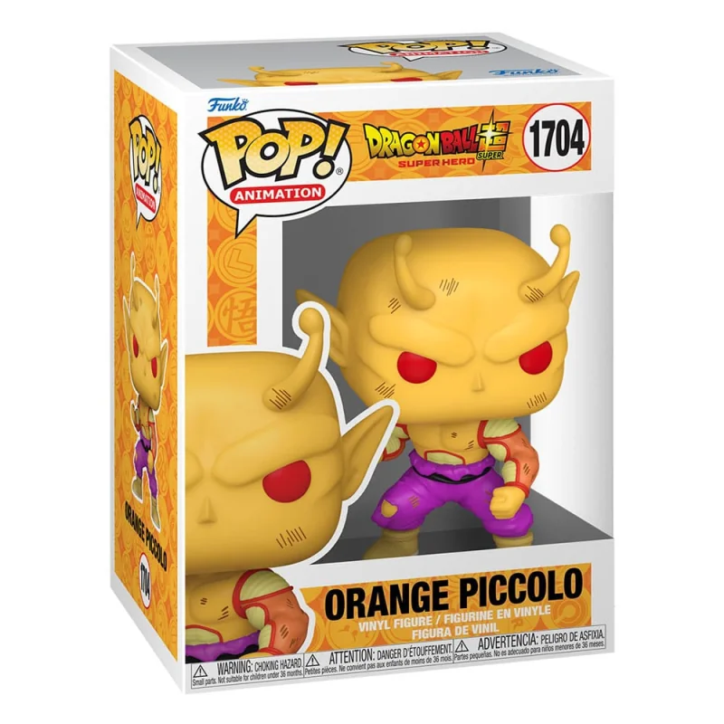 Figurines Pop Dragon Ball Super: Super Hero - POP! Animation Vinyl figurine Orange Piccolo 9 cm