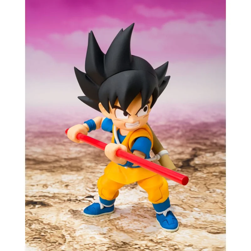 Bandai Dragon Ball Daima figurine S.H.Figuarts Son Goku Mini 7 cm