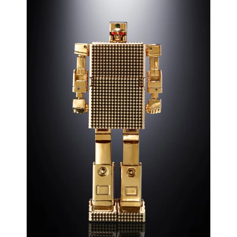 Figurine Golden Warrior Gold Lightan - Diecast Soul of Chogokin GX-32SP Gold Lightan 50th Anniversary Version