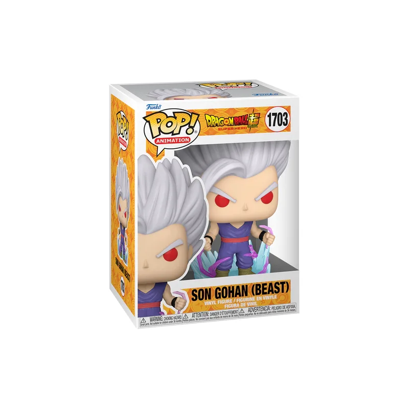 Funko DBS SUPER HERO - POP Animation N° 1703 - Gohan Beast avec Chase (GITD)