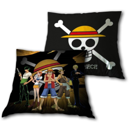  ONE PIECE - Equipage Chapeau de paille - Coussin 40X40cm