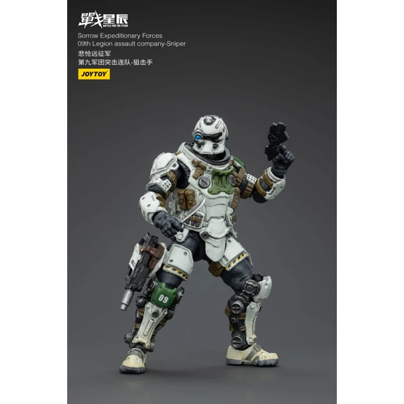 Battle For the Stars - figurine Sorrow Expeditionary Forces 09th Legion Assault Company-Sniper 12 cm