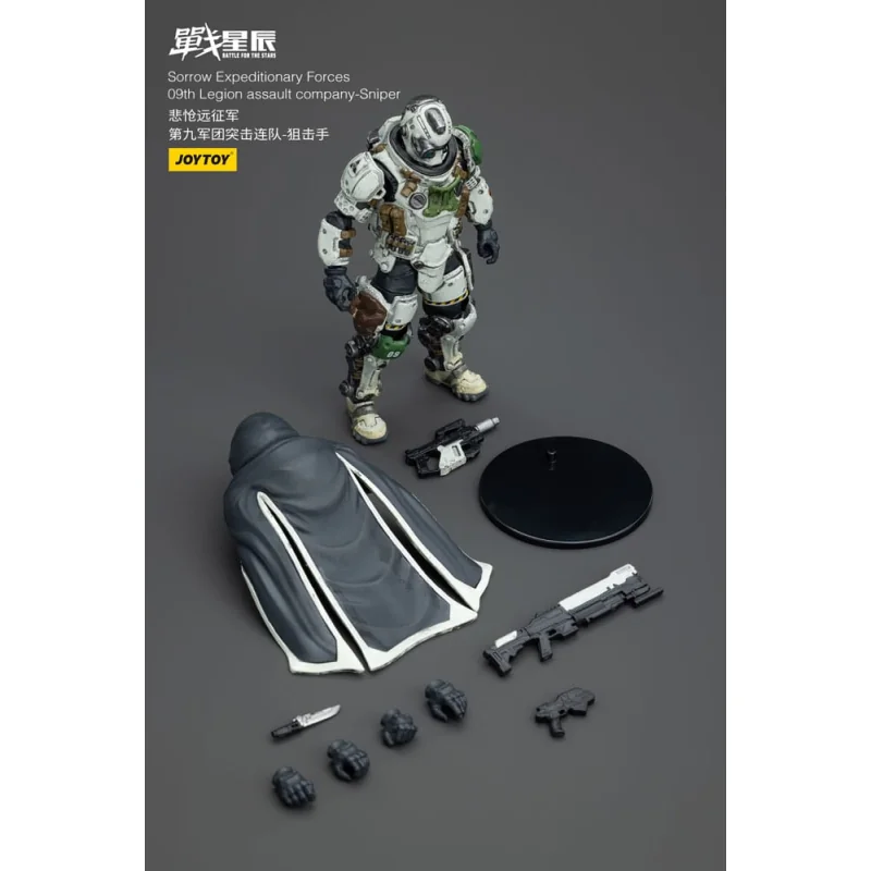 Battle For the Stars - figurine Sorrow Expeditionary Forces 09th Legion Assault Company-Sniper 12 cm