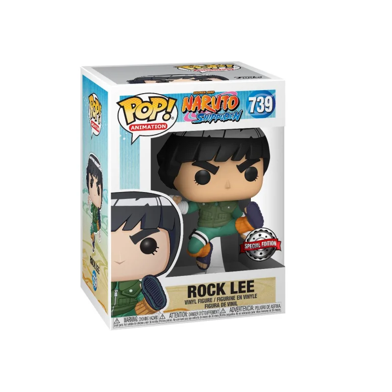 Figurines Pop Naruto Figurine POP! Animation Vinyl Rock Lee 9 cm