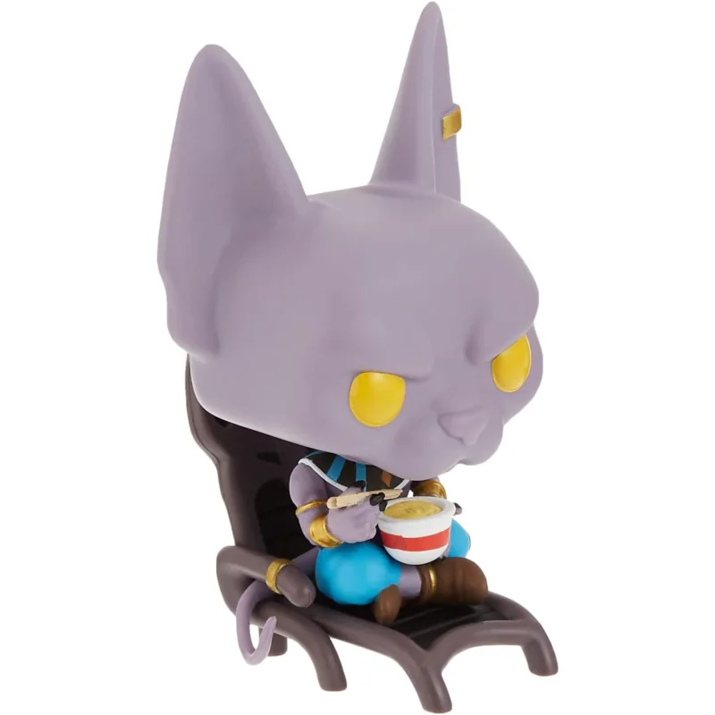 Figurine Pop Dragon Ball Super POP! Animation Vinyl figurine Beerus Eating Noodles 9 cm