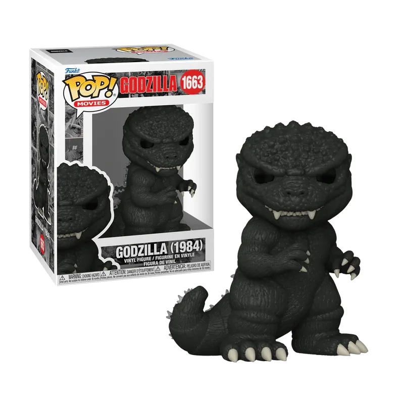 Figurine Pop GODZILLA 70TH - POP Movie N° 1663 - Godzilla 1984 avec Chase