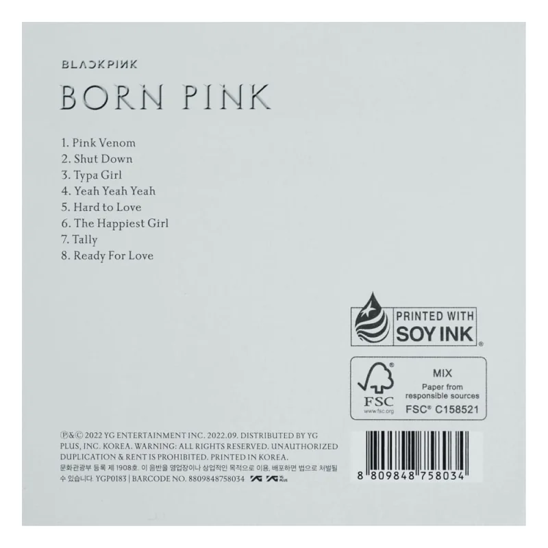 Musiques Pop Culture Blackpink - Born Pink KiT Album Premium