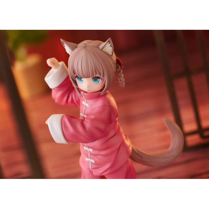 My Cat Is a Kawaii Girl statuette Palette Dress-Up Collection Kinako Nyang fu Ver. 15 cm