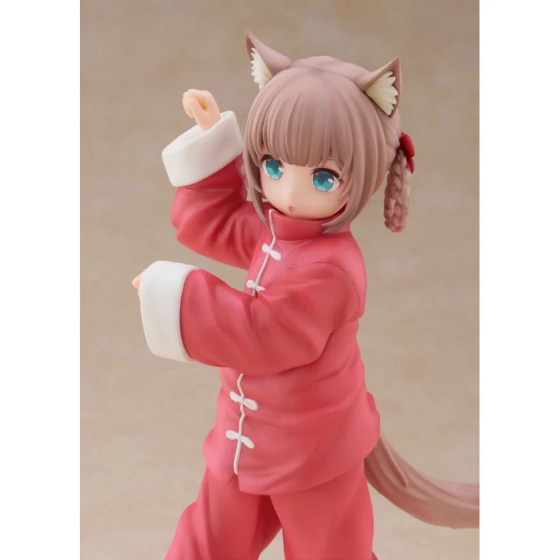 My Cat Is a Kawaii Girl statuette Palette Dress-Up Collection Kinako Nyang fu Ver. 15 cm