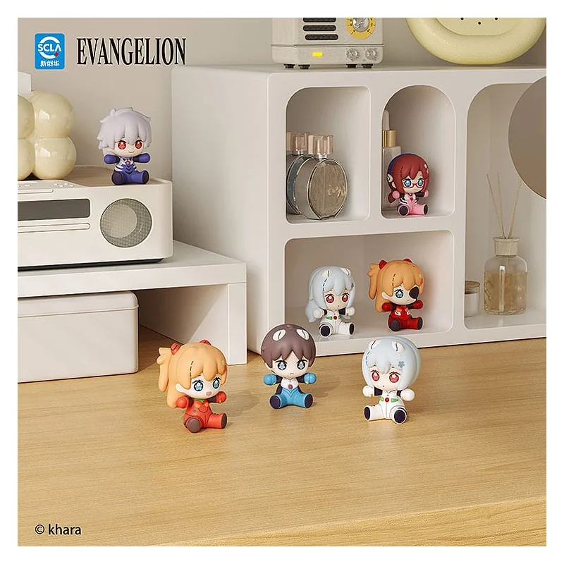 Neon Genesis Evangelion: Rebuild of Evangelion figurine Chibi Huggy Good Smile Asuka Shikinami Langley: Plugsuit Ver. 7 cm