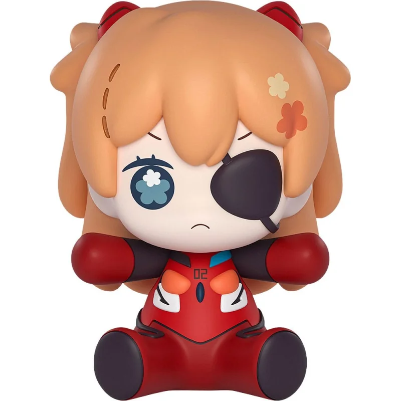  Neon Genesis Evangelion: Rebuild of Evangelion figurine Chibi Huggy Good Smile Asuka Shikinami Langley: Eye Patch Ver. 7 cm