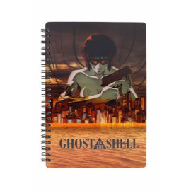  Ghost in the Shell cahier effet 3D City