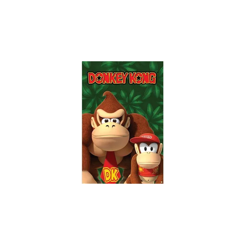  NINTENDO - Donkey Kong & Diddy Kong - Poster 61 x 92cm