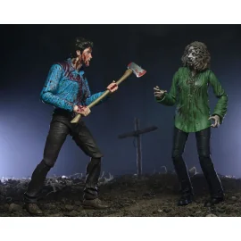  Evil Dead pack 2 figurines Ultimate Bloody Ash & Cheryl Williams 18 cm