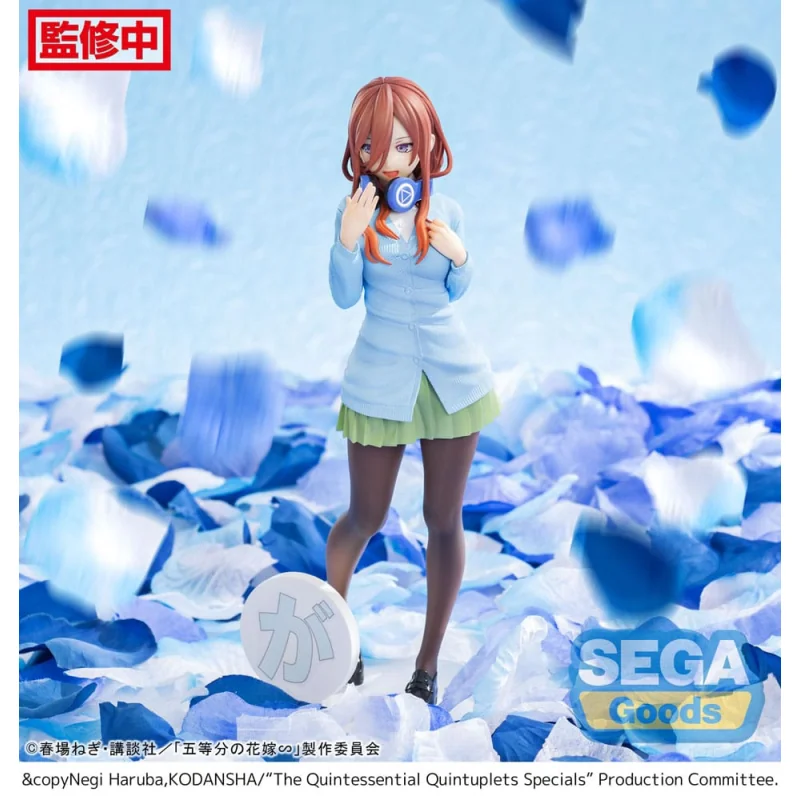 SEGA43955 The Quintessential Quintuplets Specials statuette Luminasta PVC Miku Nakano 20 cm