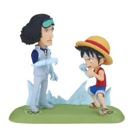 Figurine ONE PIECE - Luffy Vs Kuzan - WCF Log Stories Figure 9cm