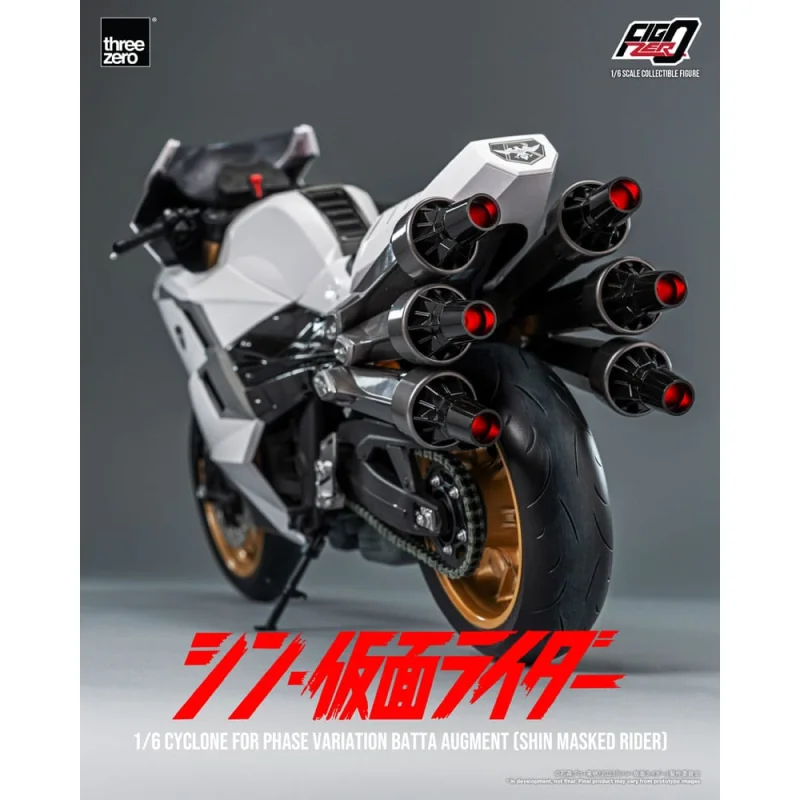 ThreeZero Kamen Rider véhicule FigZero 1/6 Cyclone for Phase Variation Batta Augment (Shin Masked Rider) 35 cm