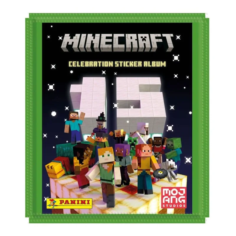 Album et stickers Minecraft Sticker Collection eco-blister 15th Anniversary Celebration *ALLEMAND*