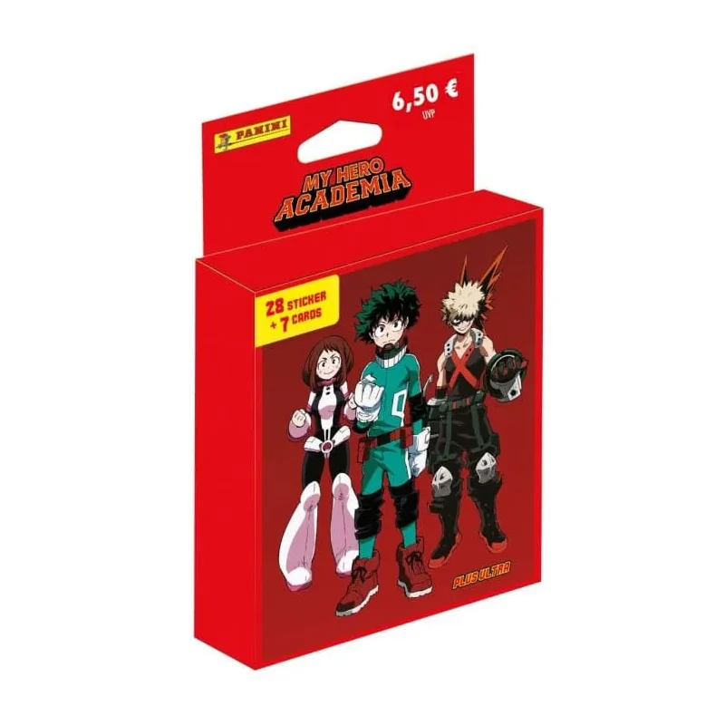  My Hero Academia Sticker & Trading Card Collection eco-blister Plus Ultra *ALLEMAND*