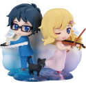  YOUR LIE IN APRIL - Kaori & Kosei - Mini Figurines Qset 9 cm