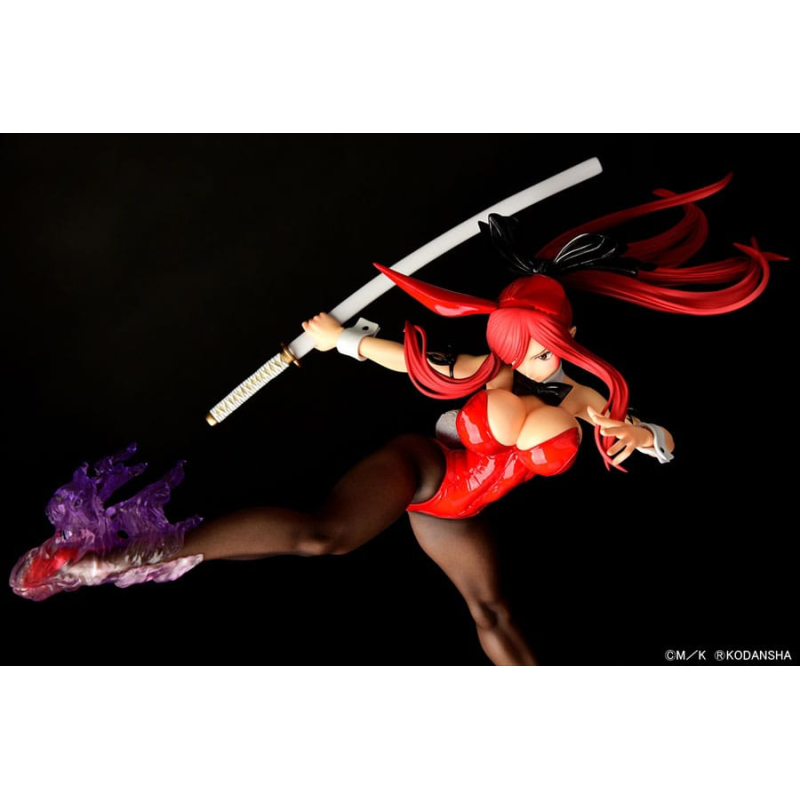 Fairy Tail statuette 1/6 Erza Scarlet High Kick Crimson Bunny Ver. 37 cm