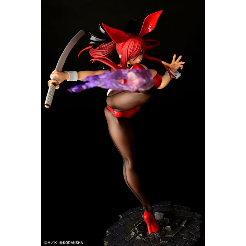 Fairy Tail statuette 1/6 Erza Scarlet High Kick Crimson Bunny Ver. 37 cm