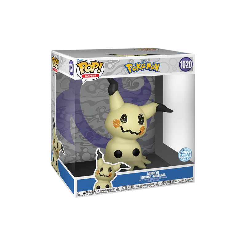 Figurines Pop POKEMON - POP JUMBO Games N° 1020 - Mimiqui