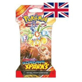  Pokémon TCG Scarlet & Violet 08 Surging Sparks boosters Sleeved *ANGLAIS*