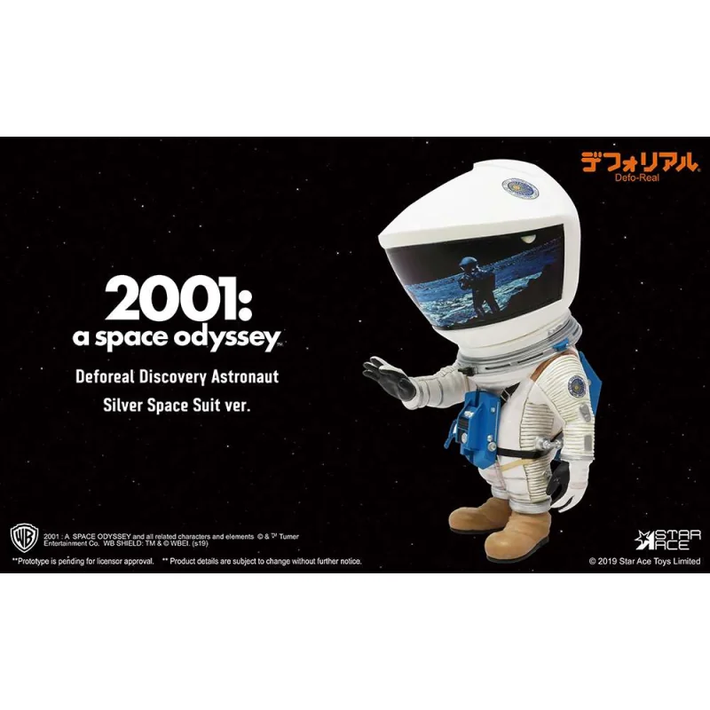 2001, l'Odyssée de l'espace figurine Artist Defo-Real Series DF Astronaut Silver Ver. 15 cm