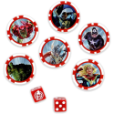 Marvel HeroClix : Captain America and the Avengers Dice and Token Pack