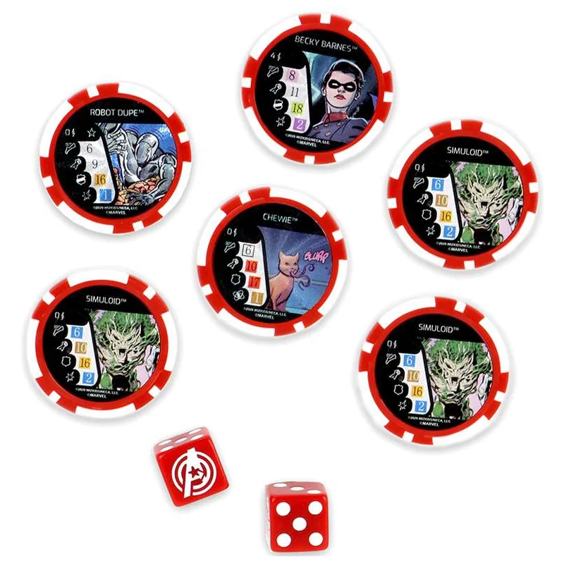 Marvel HeroClix : Captain America and the Avengers Dice and Token Pack