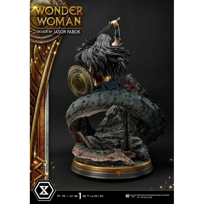 Wonder Woman statuette 1/3 Wonder Woman vs. Hydra 81 cm