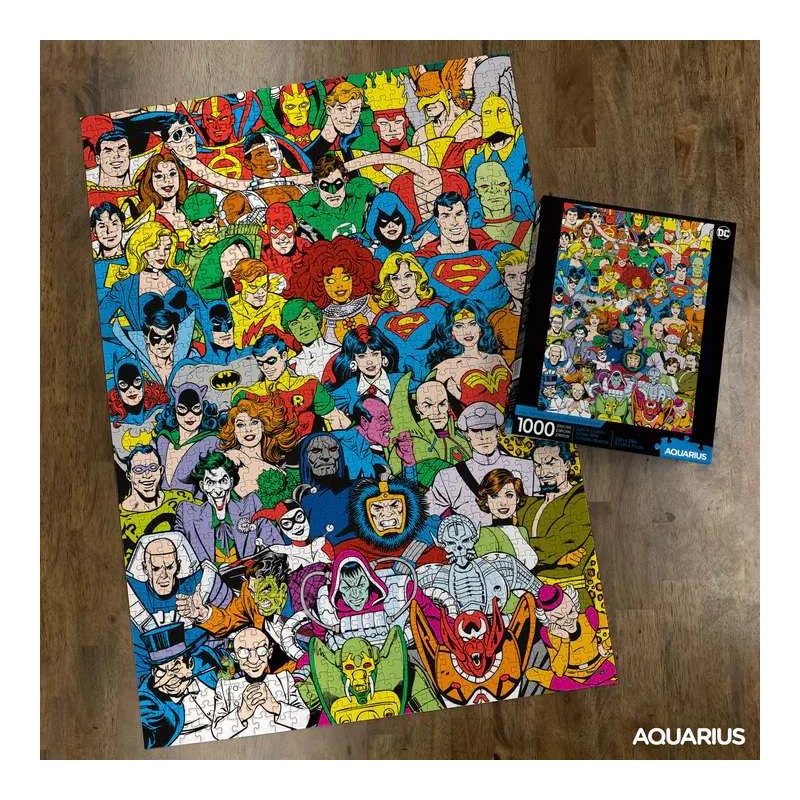 DC Comics puzzle Retro Cast (1000 pièces)