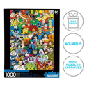 DC Comics puzzle Retro Cast (1000 pièces)