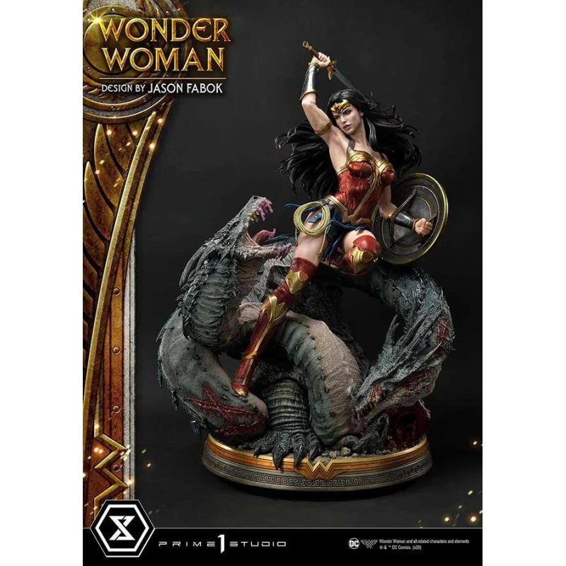 Wonder Woman statuette 1/3 Wonder Woman vs. Hydra 81 cm