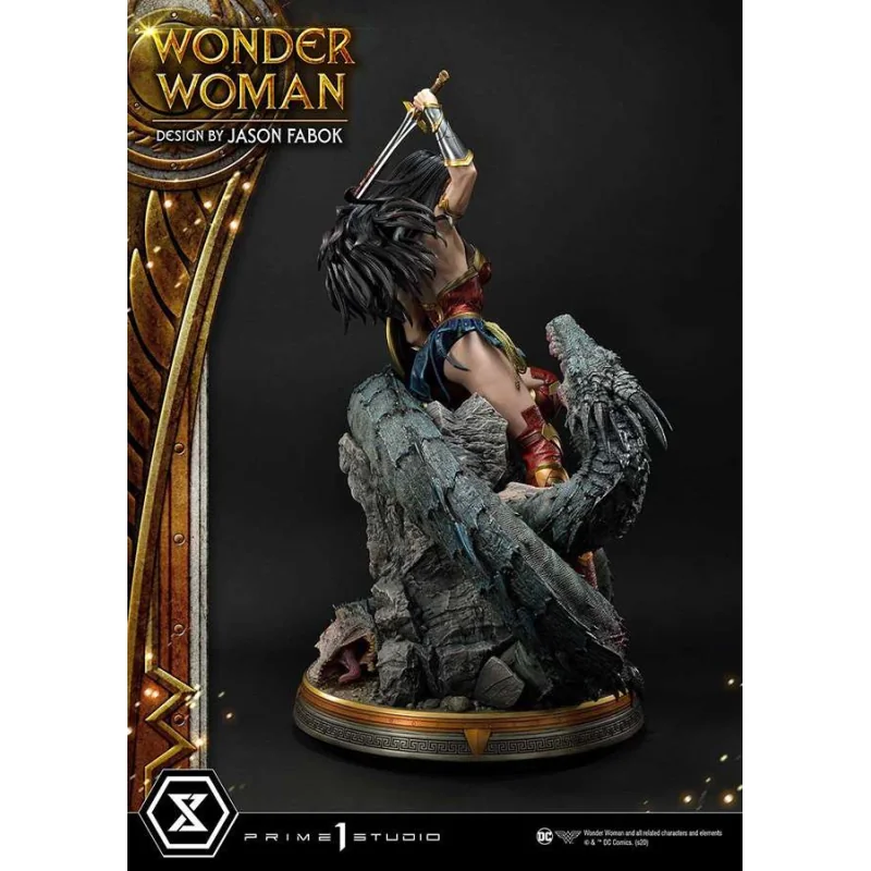 Wonder Woman statuette 1/3 Wonder Woman vs. Hydra 81 cm