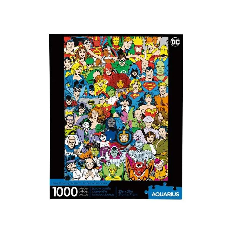 DC Comics puzzle Retro Cast (1000 pièces)