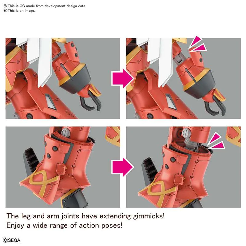 Sakura Wars: High Grade - Spiricle Striker Mugen Hatsuho Shinonome Type 1:24 Kit de modèle à l'échelle